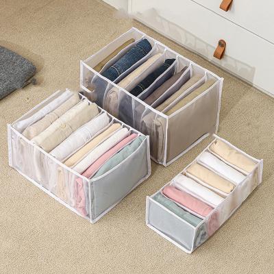China Viable Type Separate Storage Box Household Cloth Jeans Storage Drawer Underwear for sale
