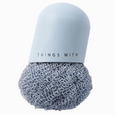 China Stored Pot and Household Dish Sweeps Kitchen Bathroom Cleaning Brush Removable Cleaning Ball with Handle Home Cleaning Tools for sale