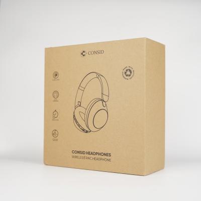 China Custom Bluetooth Headset Boxen Kraftpapier Verpackung Box Geschenkbox Verpackung für drahtlose Kopfhörer zu verkaufen