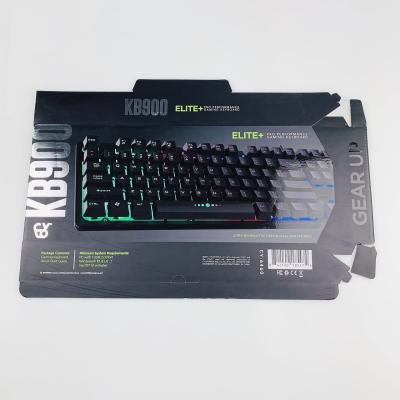 China Gepersonaliseerd logo elektronisch verpakkingsdoos toetsenborddoos Computeraccessoires Verpakkingsdoos Opvouwbare doos Te koop