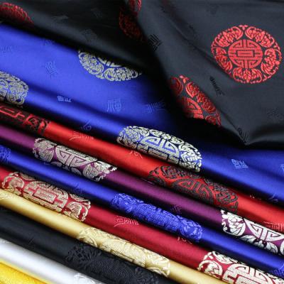 China Blackout Eco-friendly Woven Jacquard Blackout Double Faced Men Girls Cloths Fabric Brocade damask Fabric for sale