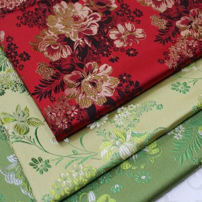 China Blackout Eco-friendly Woven Jacquard Blackout Double Faced Men Girls Cloths Fabric Brocade damask Fabric for sale