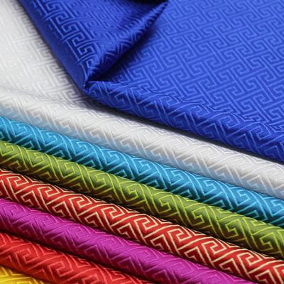 China Blackout Eco-friendly Woven Jacquard Blackout Double Faced Men Girls Cloths Fabric Brocade damask Fabric for sale