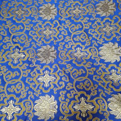 China Metallic Good Price Silk Fabric Brocade Jacquard For Sale for sale