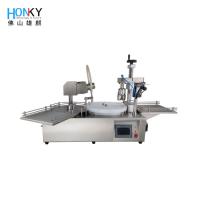 China Dekstop Type 10ml Glass Vial Filling And Capping Machine With Ceramic Pump for sale