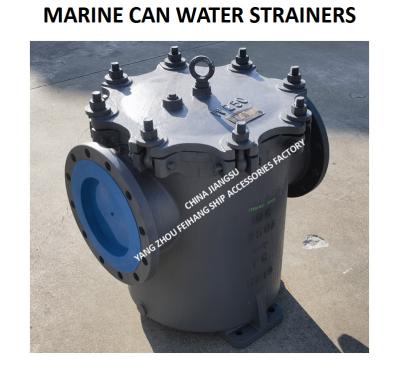 China Filtro de água de lata marinha Jis 5k-5k-300a Corpo de ferro fundido tipo S com filtro de aço inoxidável à venda