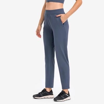 China Factory Price Breathable Breathable New Zipper Pockets Gaiters Yoga Pants Gym Gaiters With Elastic Waist for sale