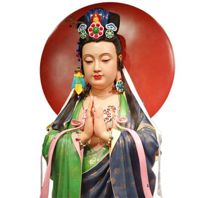 Chine Statue réaliste superbe de cire de Guanyin de grande taille de fibre de verre de religion de Bouddha pour l'affichage à vendre