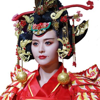 Chine 1:1 politique antique chinois avec vous chiffre de cire grandeur nature artistique de sculpture en silicone de Zetian à vendre
