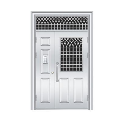 China Security china 304 stainless steel door grill design catalog modern iron door wrought iron security door for sale
