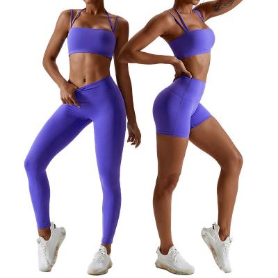 China Breathable Wear Sport Yoga Pants Band Sets Latex Exercise Stretch Band 2023 Seamless Fitness Women for sale