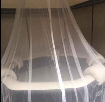 China Army Green Mosquito Net Canopy Insecticide Treated Circular Mosquito Net for sale