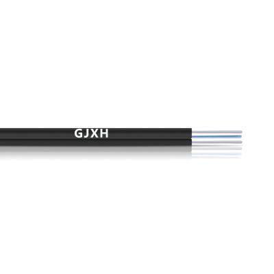 China Singlemode 2 Core Fiber Drop Cable HXCOWO Indoor Fiber Optic Cable for sale