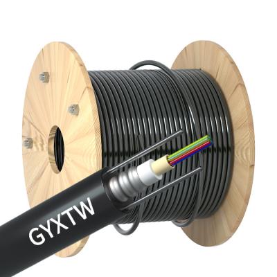 China 12 24Core GYXTW Outdoor Armoured Fiber Optical Cable Network Data Signal Transmission Function for sale