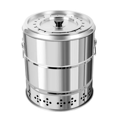 China Easily Assembled Outdoor Stainless Steel Skewer Hanging Stove Grill For Home Charcoal Indoor Smokeless BBQ Grill for sale