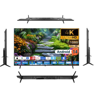 中国 テレビ 4k スマートテレビ 65 インチ フレームレス Android LED テレビ 販売のため