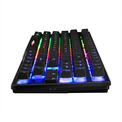China Backlit Rainbow Color Waterproof Gaming LED Backlit Keyboard for sale