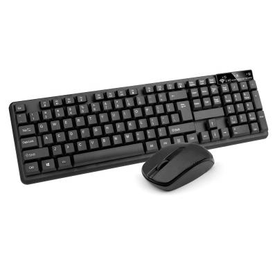 China W200 Desktop Computer Black 2.4G Wireless Mouse And Keyboard Set Wireless Keyboard Mouse Combos for sale