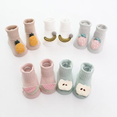 China Newborn Toddler Socks Princess Floor Decoration Fruit Baby Spring Doll Socks Funny Non-slip Anti-skid Props Socks for sale