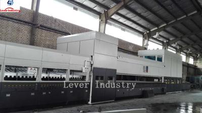 China Lever LV-TFB-C Series Flat and Bending Glass Tempering Furnace / Glass Tempering Machine with crosswise bending for sale