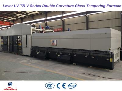 China OEM Rear Window Double Curvature Glass Tempering Furnace / Glass Tempering machine for Automotive rear glass for sale