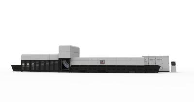 China Customized Continuous Bending Glass Tempering Furnace for TEMPERATE CURVED GLASS OF LATERAL WINDOWS FOR AUTOMOBILES for sale