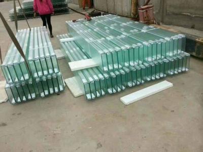 China 6mm 7mm Tempered U Shape Glass for Interior and Exterior Walls for sale