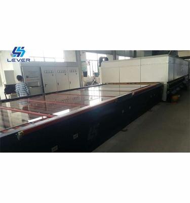 China LV-TFB Series Bi-direction Flat and Bending Glass Tempering Machine / Glass Tempering Furnace for sale
