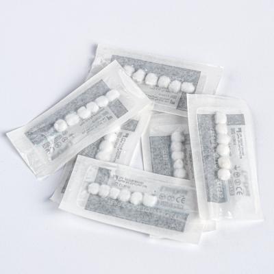 China Blood Collecting Factory Direct Supply Sterilized Absorbent Cotton Granules Dental Color for sale