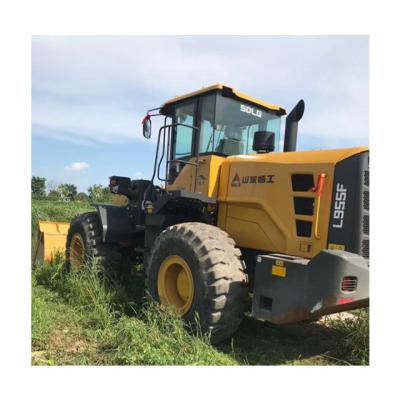 China Construction works Used Chinese SDLG Wheel Loader Machine For Sale 955F for sale