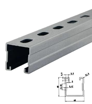 China Temperature Resistance Solar Panel Rails Aluminum Alloy Solar Rail Kit for sale