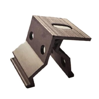 China Snow Load 1.5KN/M2 End Clamp Solar Aluminum Alloy Pv Module Clamps for sale