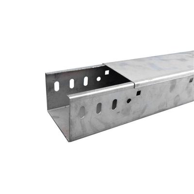 China Weatherproof Galvanised Cable Tray 100kg Load 100mm Cable Tray for sale