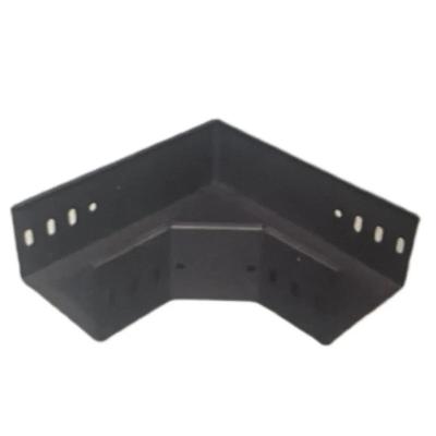China Perforated Black Cable Tray 2.0mm Steel Cable Tray For Electrical Wiring for sale