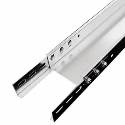 China 450mm 600mm Perforated Cable Tray OEM Aluminum Cable Tray Perforated Trough for sale