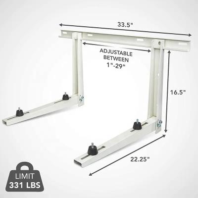 China Capacity 200Lbs Window Ac Holder Heavy Duty Air Conditioner Bracket for sale