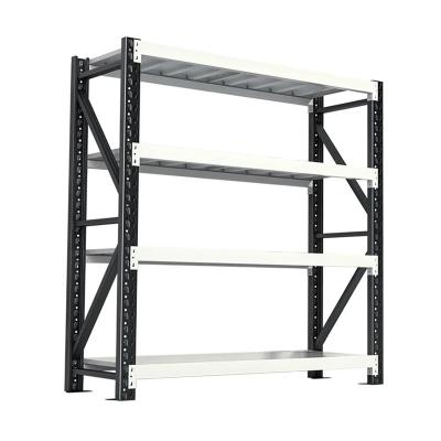 China 200LBS Heavy Duty Storage Shelves Customized 4 Shelf Industrial Storage Rack for sale