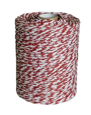 China Floral twine paper, 328 feet of 2mm striped raffia yarn for gift wrapping, crafting, wrapping, crocheting for sale