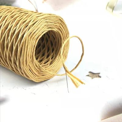 China Metallic Binding Wire Wrap Twist Rustic Feet Covered Measuring Paper 2mm 26 Floral Vine 164 Wrapping Paper for Art Craft Flower Bouquets for sale