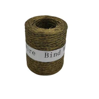 China Metallic Binding Wire Wrap Twist 205m 27 Gauge / 0.4mm Floral Wrapping Paper for Art Craft Flower for sale