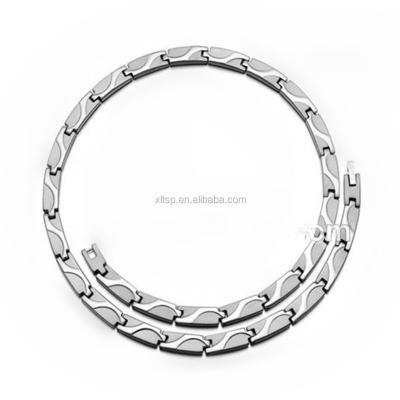 China Custom Design Hot Sales Japan Necklace Home Jewelry Mens Titanium Germanium Necklace for sale