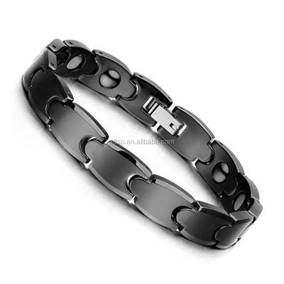China XLT Magnetic Men's Bracelet Tungsten Casual / Sports Hot Energy Bio Bracelet for sale