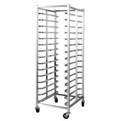 China Bakery Kitchen/Restaurant Factory Sales 15 Tiers Stainless Steel Bakery Cart Tray Carts Food Tray Carts Oven Cart Bakery Cart for sale