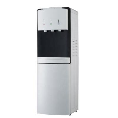China Household 3 Faucets Floor Standing Electric Water Dispenser Hot Cold Normal Water Dispenser Machine for sale