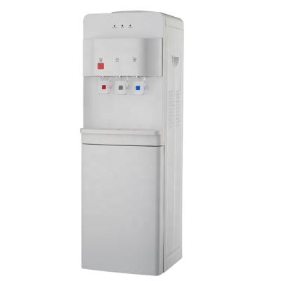 China Household GEDITAI new tpye hot and cold water dispenser 3 faucets electric drinking water cooling dispenser for sale