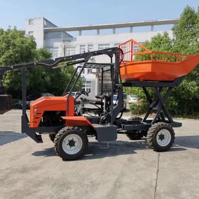 China Indonesia Dedicado 42hp Agricultura 4wd Tractor de aceite de palma Plantación de palma Vehículo de recolección profesional en venta