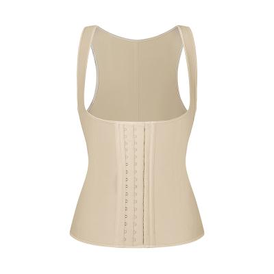 China Latex Antibacterial Wide Shoulder Strap / Corset Rubber Shaper 9 Steel Bones Invest Plus Size Cincher Corsets for sale
