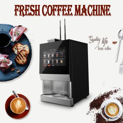 China Beste kwaliteitscommerciële Bean To Cup Koffie Vending Machine voor kantoorgebouwen Te koop