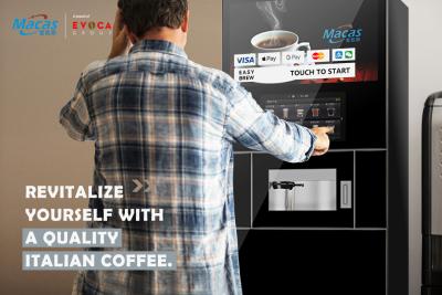 China Professional Factory Supply Floor Standing Coffee Machine With Imported Grinder for sale