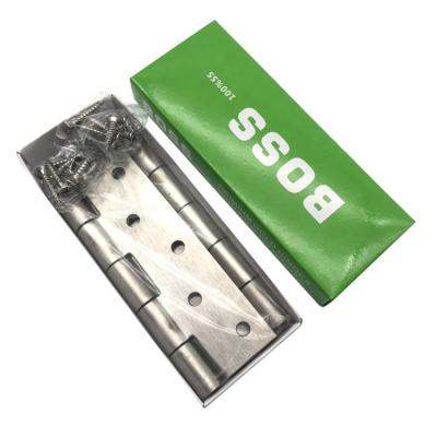 China Modern Popular Type 5 Inch Stainless Steel Flat Head Door Hinge Furniture Hinge for sale